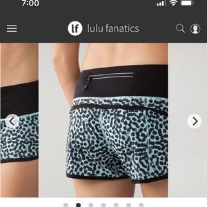 Lululemon Run: Speed Short *Block-It Pocket